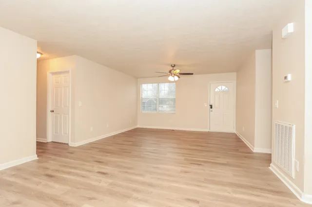 wooden floor in an empty room