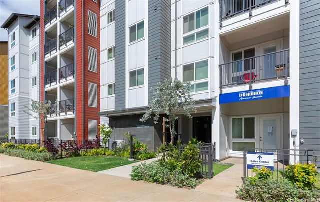 a car parked in front of a building