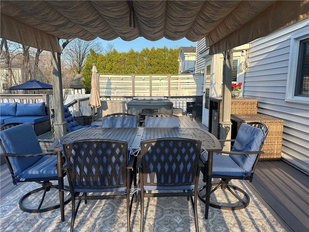 120 Donna Road Gates, NY 14606 - Photo 34 of 47 16x32 Deck w/Gazebo