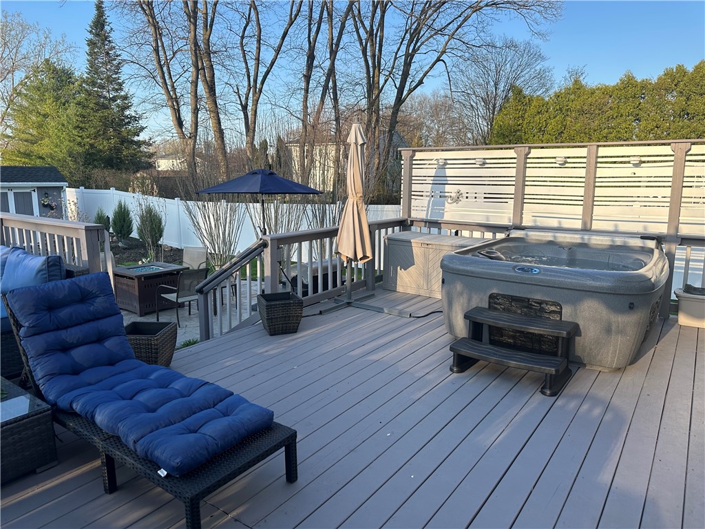 120 Donna Road Gates, NY 14606 - Photo 5 of 47 16x32 Deck with Hot Tub and Gazebo