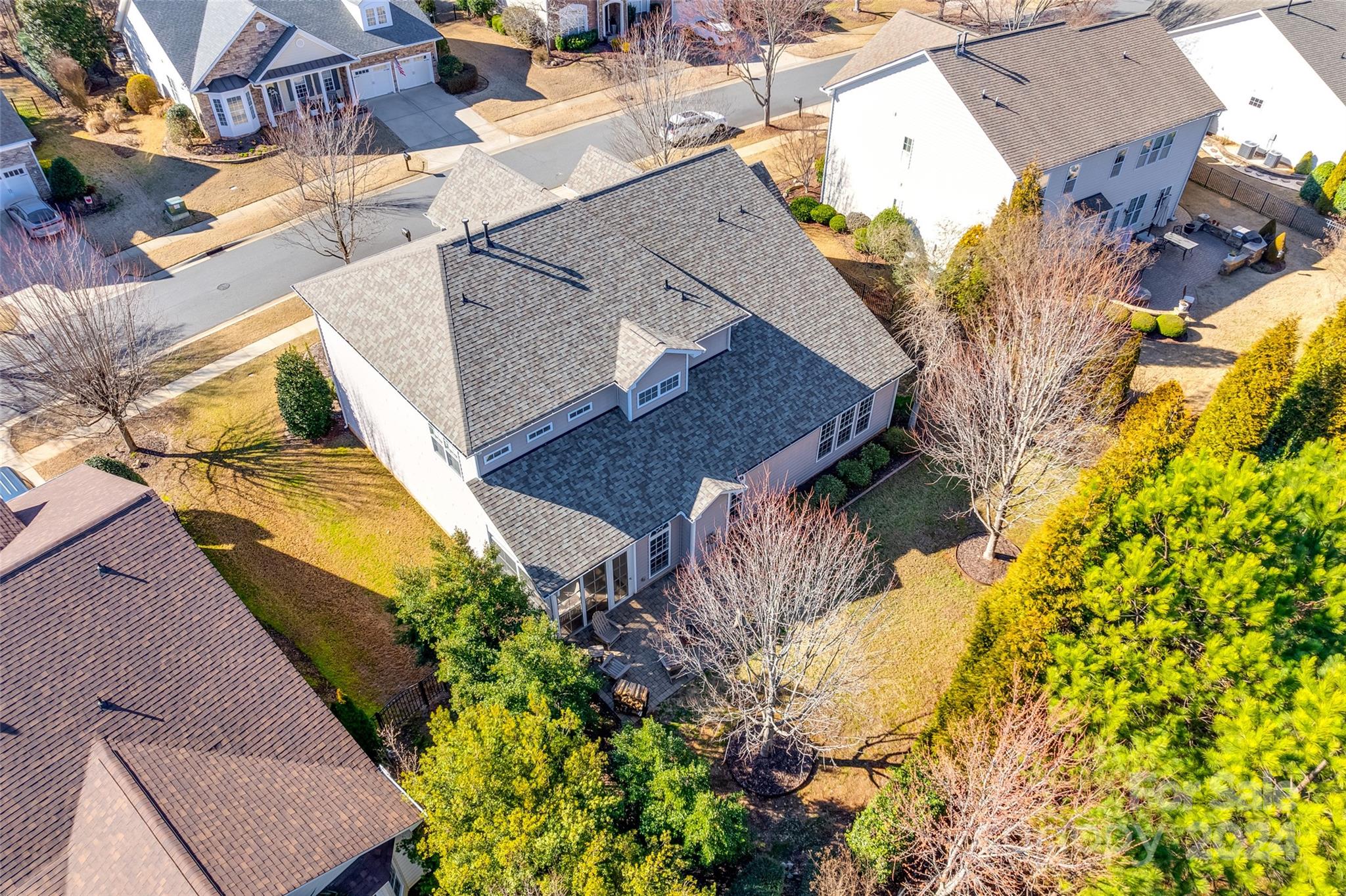 674 Quicksilver Trail Fort Mill, SC 29708 - Photo 34 of 45 an aerial view of residential houses with outdoor space