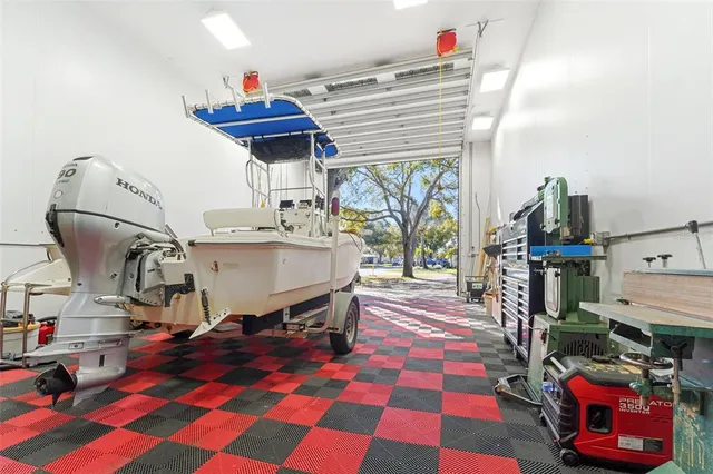 a room with musical instruments and wooden floor