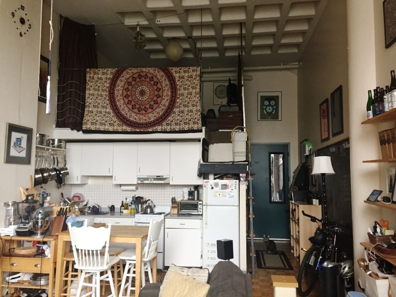 61 Brookline Avenue, Unit 226 Boston, MA 02215 - Photo 7 of 13 a view of a kitchen with fridge and workspace