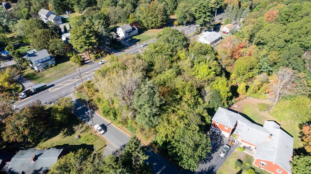 267 Centre Street Danvers, MA 01923 - Photo 3 of 9 an aerial view of a house with a yard and garden