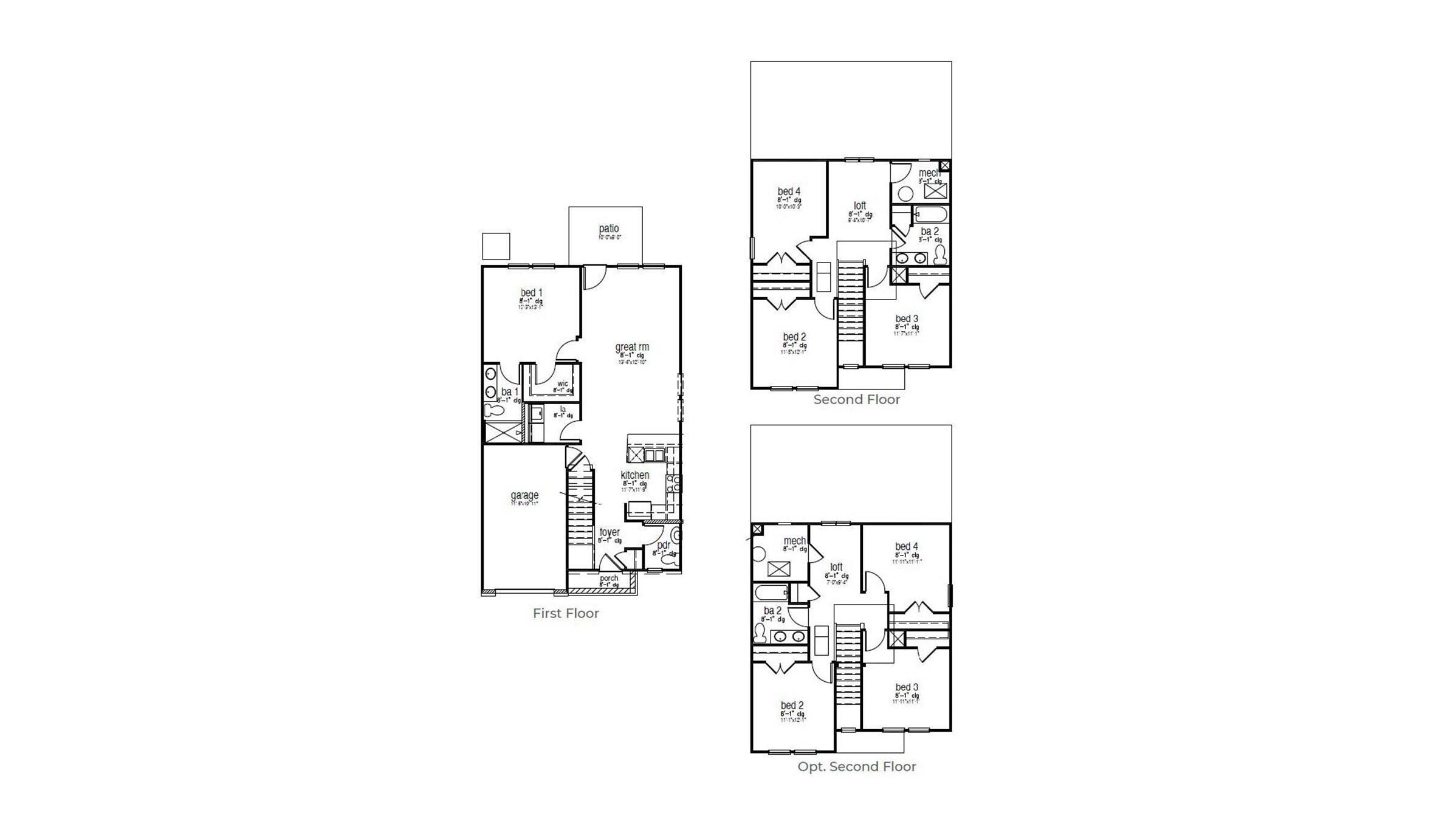 247 Ivory Shadow Road Summerville, SC 29486 - Photo 46 of 46 The Norman - Floorplan