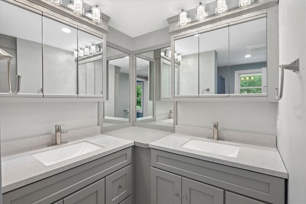 7 Brook Street Plympton, MA 02367 - Photo 16 of 42 a bathroom with a sink and mirror