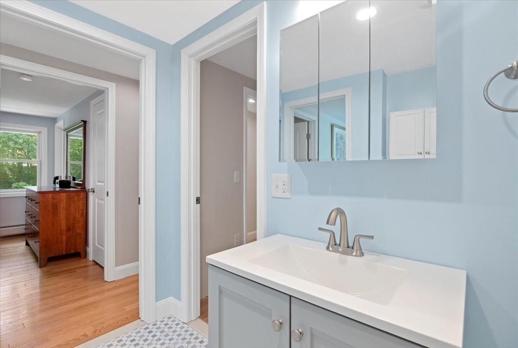 7 Brook Street Plympton, MA 02367 - Photo 21 of 42 a bathroom with a sink and a mirror