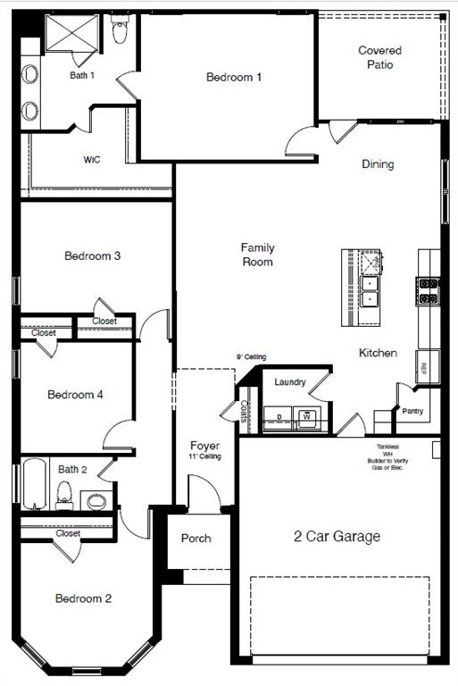 1024 Sage Drive Decatur, TX 76234 - Photo 27 of 27 D.R. Horton's Oxford-All Home and community information, including pricing, included features, terms, availability and amenities, are subject to change at any time without notice or obligation. All Drawings, pictures, photographs, video, square footages, floor plans, elevations, features, colors and sizes are approximate for illustration purposes only and will vary from the homes as built.