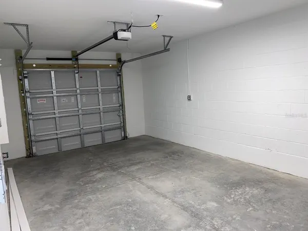 a view of a car garage