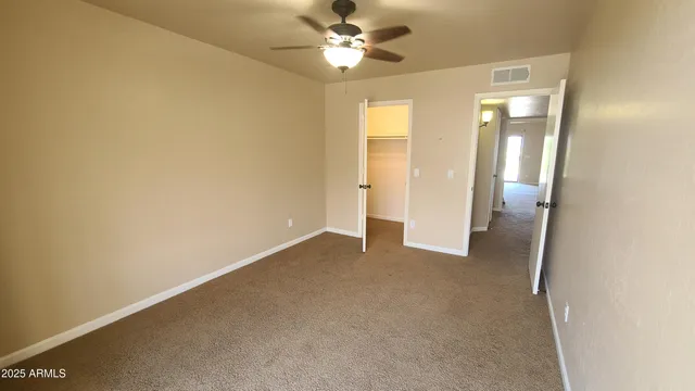 a view of an empty room