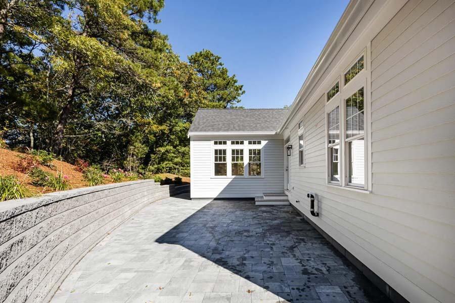 55 Palmer Road Mashpee, MA 02649 - Photo 35 of 42 a view of a house with a backyard