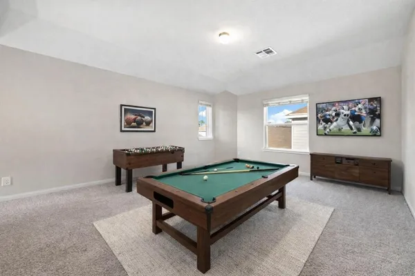 a room with furniture and window