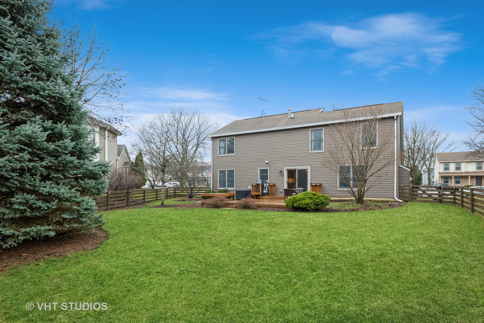 Undisclosed Address Carol Stream, IL 60188 - Photo 2 of 17 a view of a house with a backyard