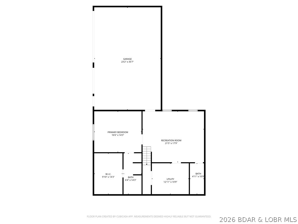 132 Hunters Ridge Road Camdenton, MO 65020 - Photo 44 of 44 Lower Level Floor Plan