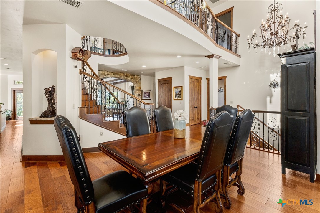 134 Bandit Beach Road New Braunfels, TX 78130 - Photo 6 of 46 a view of a dining room with furniture