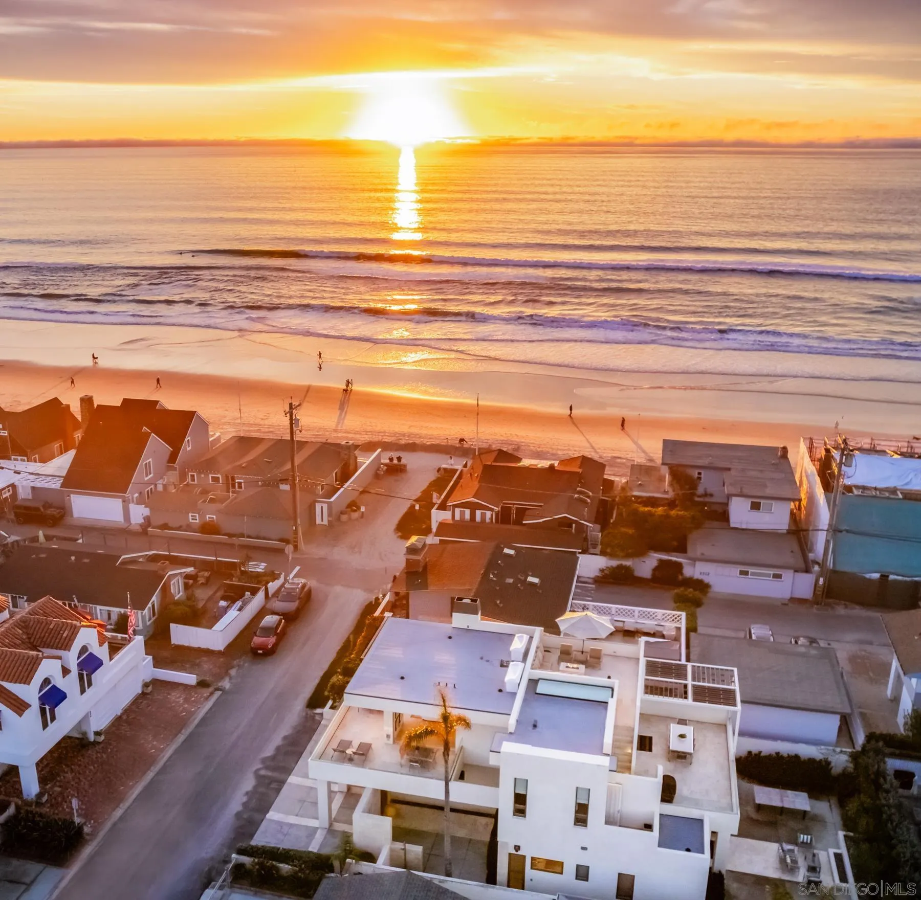 136 23rd Street Del Mar, CA 92014 - Photo 32 of 34 a view of an ocean and a mountain