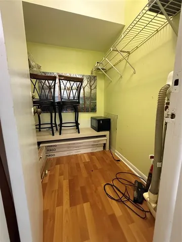 a view of an indoor swimming pool