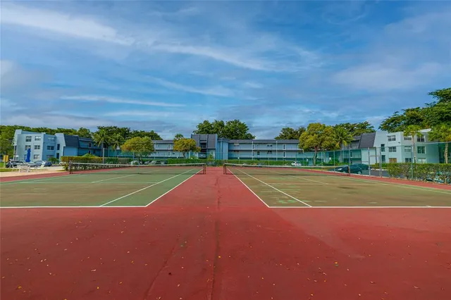 a view of a tennis court