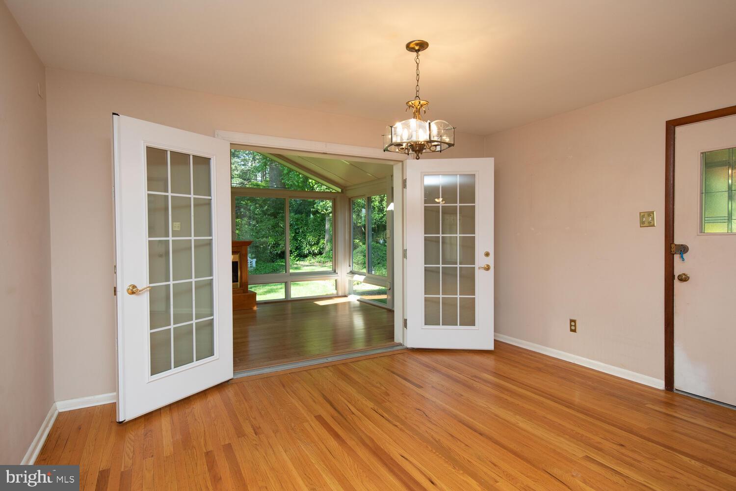 1066 Devon Road Rydal, PA 19046 - Photo 8 of 36 Dining Room with French Doors to Heated Sunroom