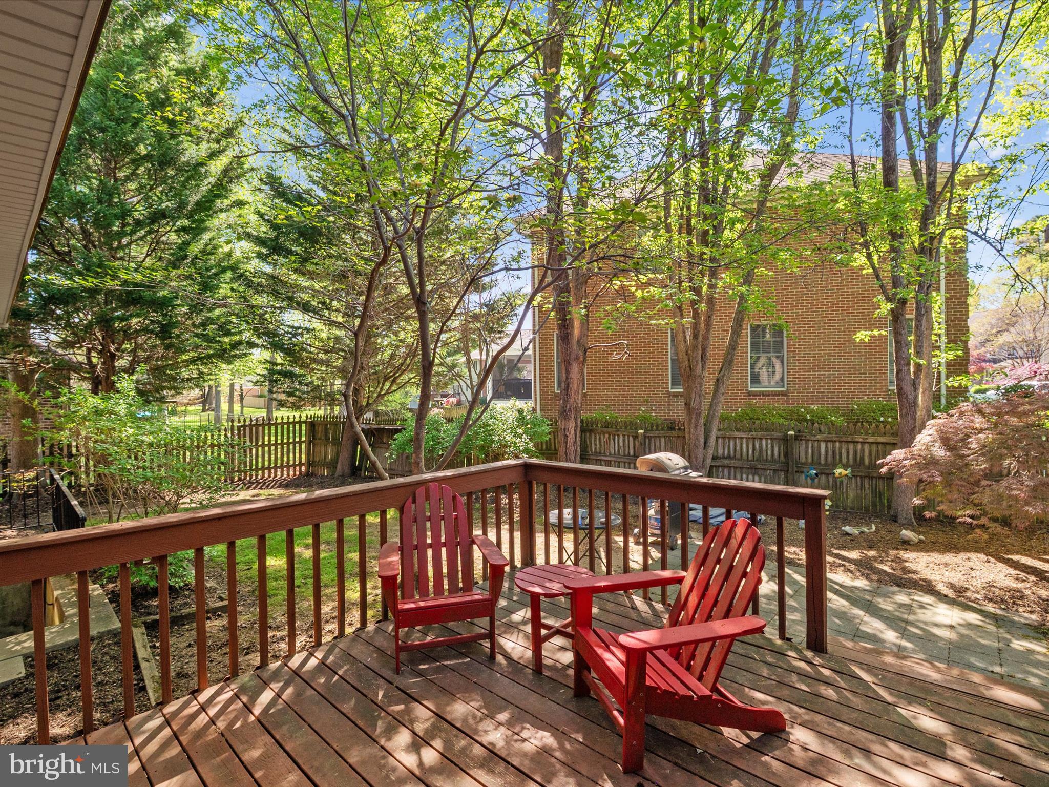 1711 Peartree Lane Crofton, MD 21114 - Photo 25 of 65 a view of a roof deck with wooden floor and fence