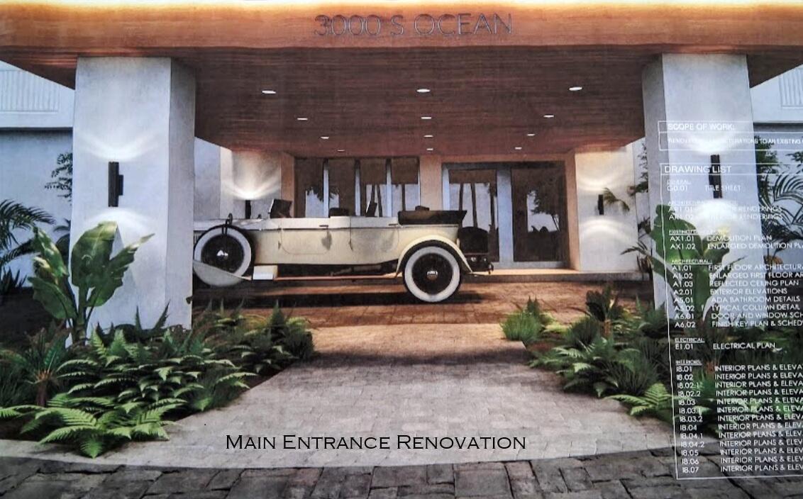 3000 South Ocean Boulevard, Unit 6010 Boca Raton, FL 33432 - Photo 32 of 34 ST Main Entrance Renovation