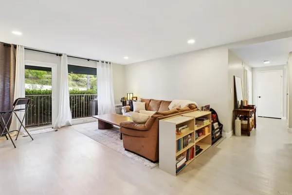 a bed room with a bed and a couch