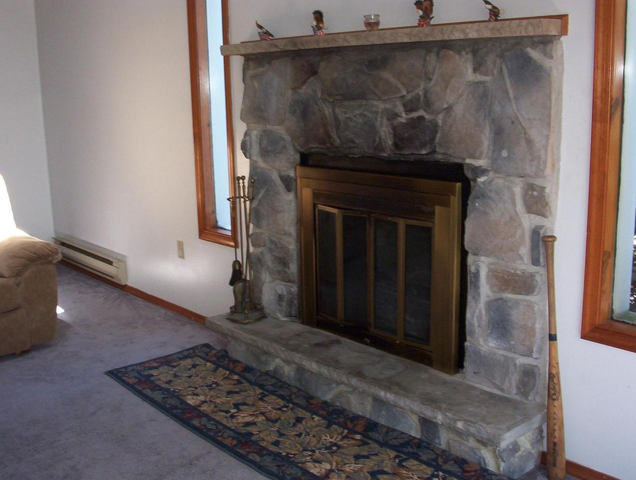 5008 Clearview Road Long Pond, PA 18334 - Photo 6 of 8 Stone Faced Fireplace