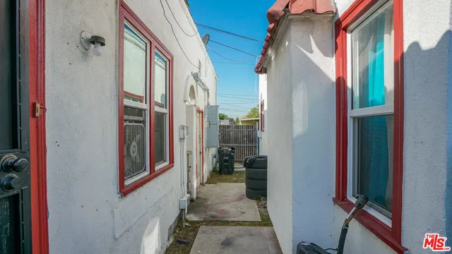 a view of a hallway with a elevator