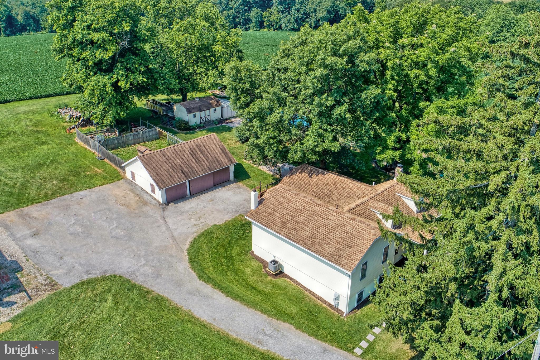 4858 Lehman Road Spring Grove, PA 17362 - Photo 8 of 57 Ariel picture of the house , garage, driveway