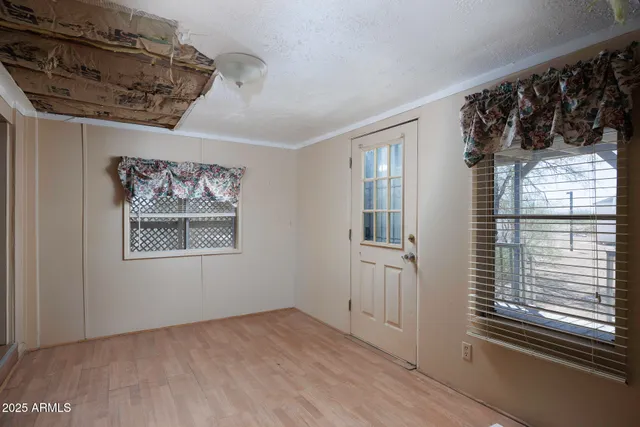 a view of a house with a outdoor space