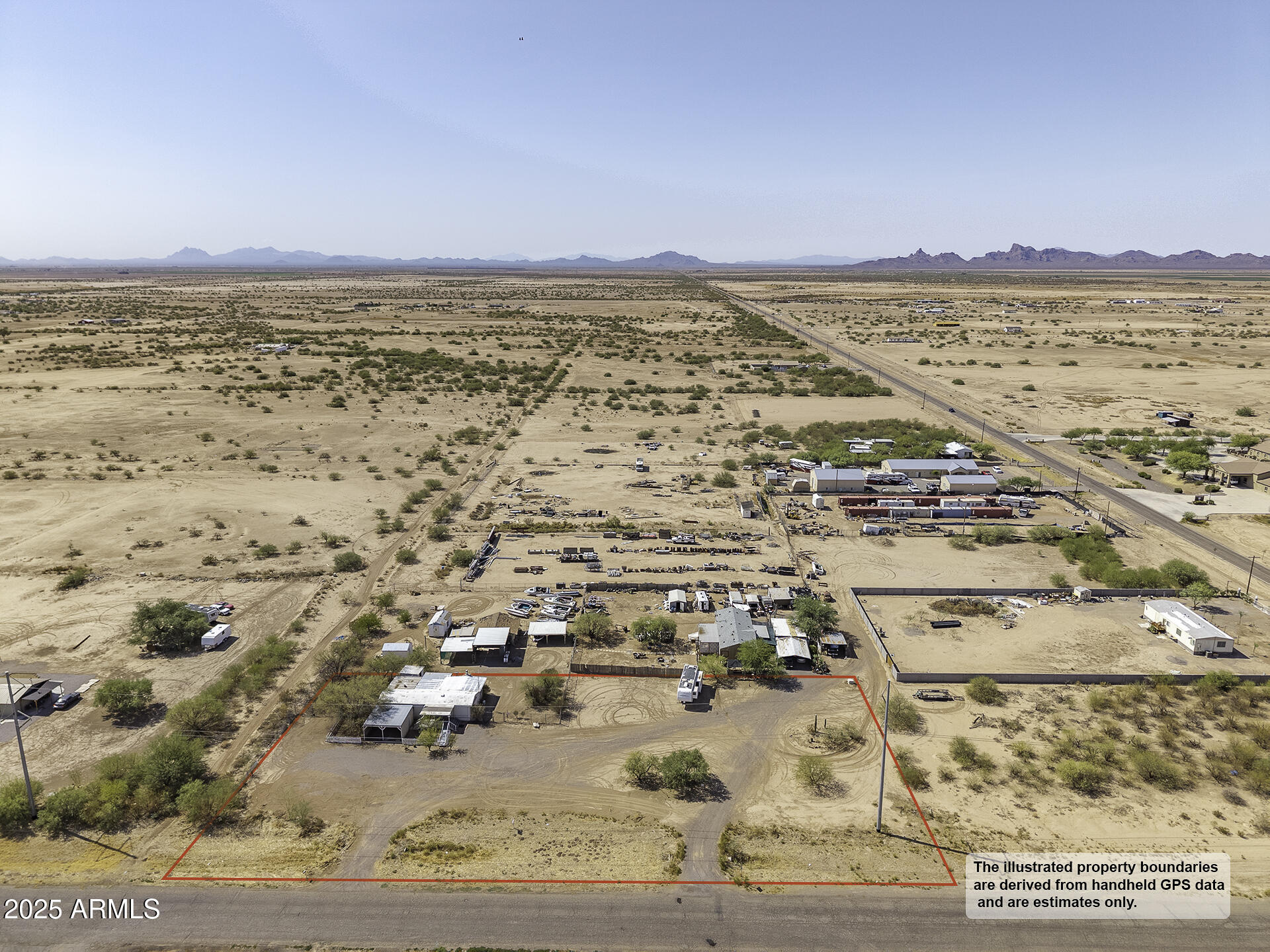 9505 West Milligan Road Arizona City, AZ 85123 - Photo 41 of 45 an aerial view of residential building and ocean view