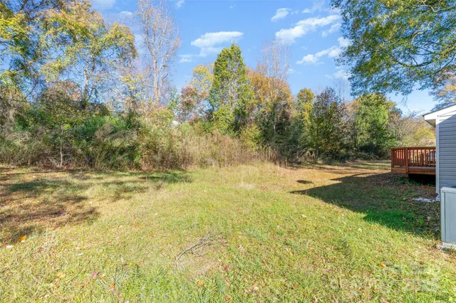a view of yard with green space