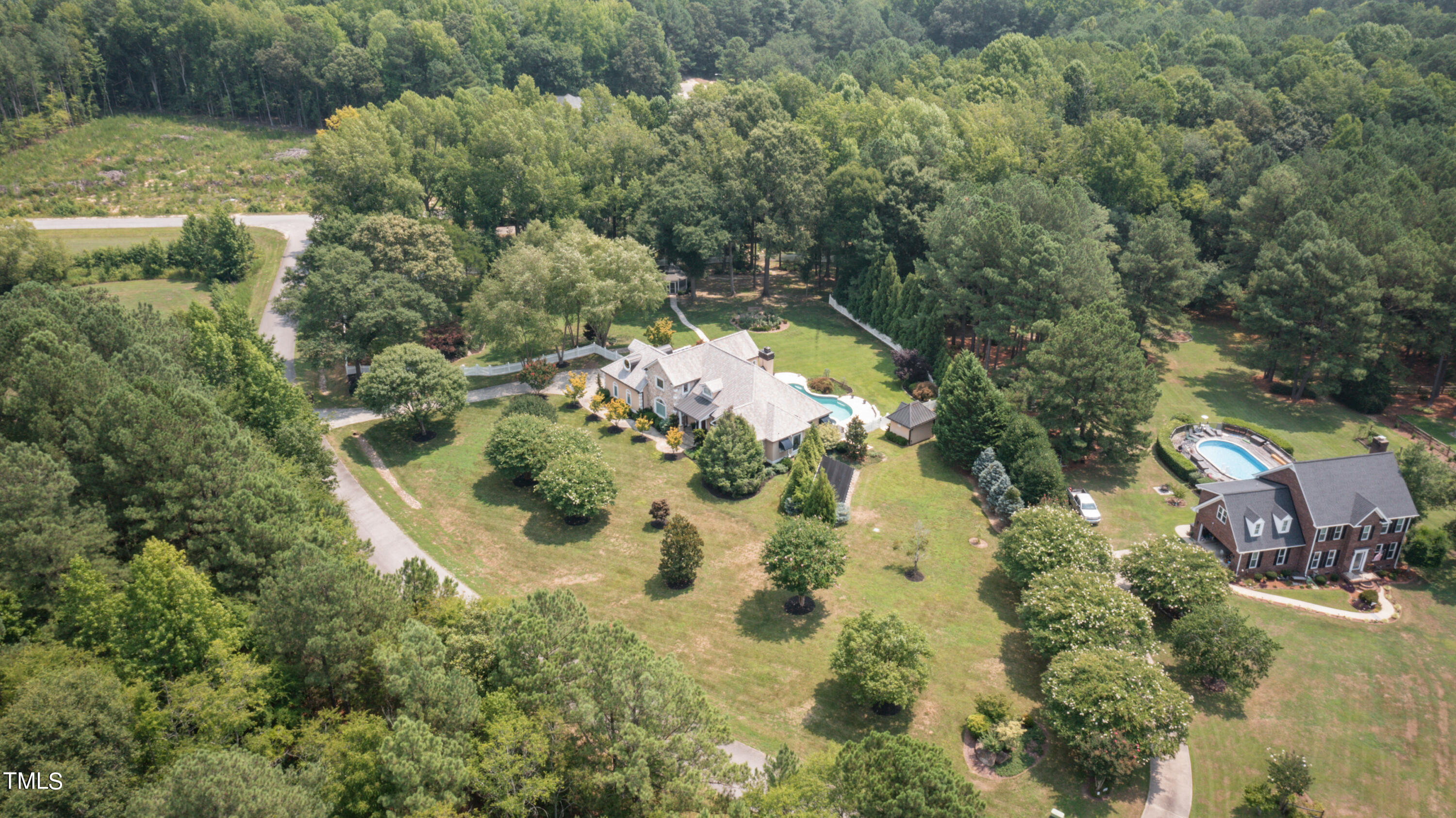 1936 Amethyst Ridge Road Raleigh, NC 27604 - Photo 70 of 74 Aerial view from the street