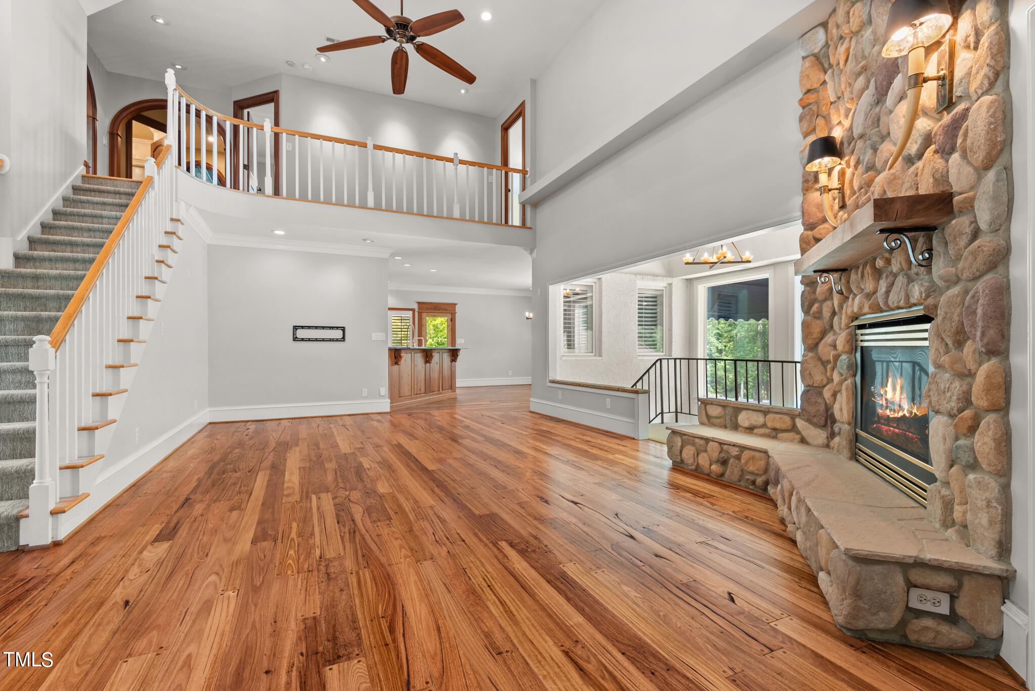 1936 Amethyst Ridge Road Raleigh, NC 27604 - Photo 9 of 74 a view of an entryway with wooden floor