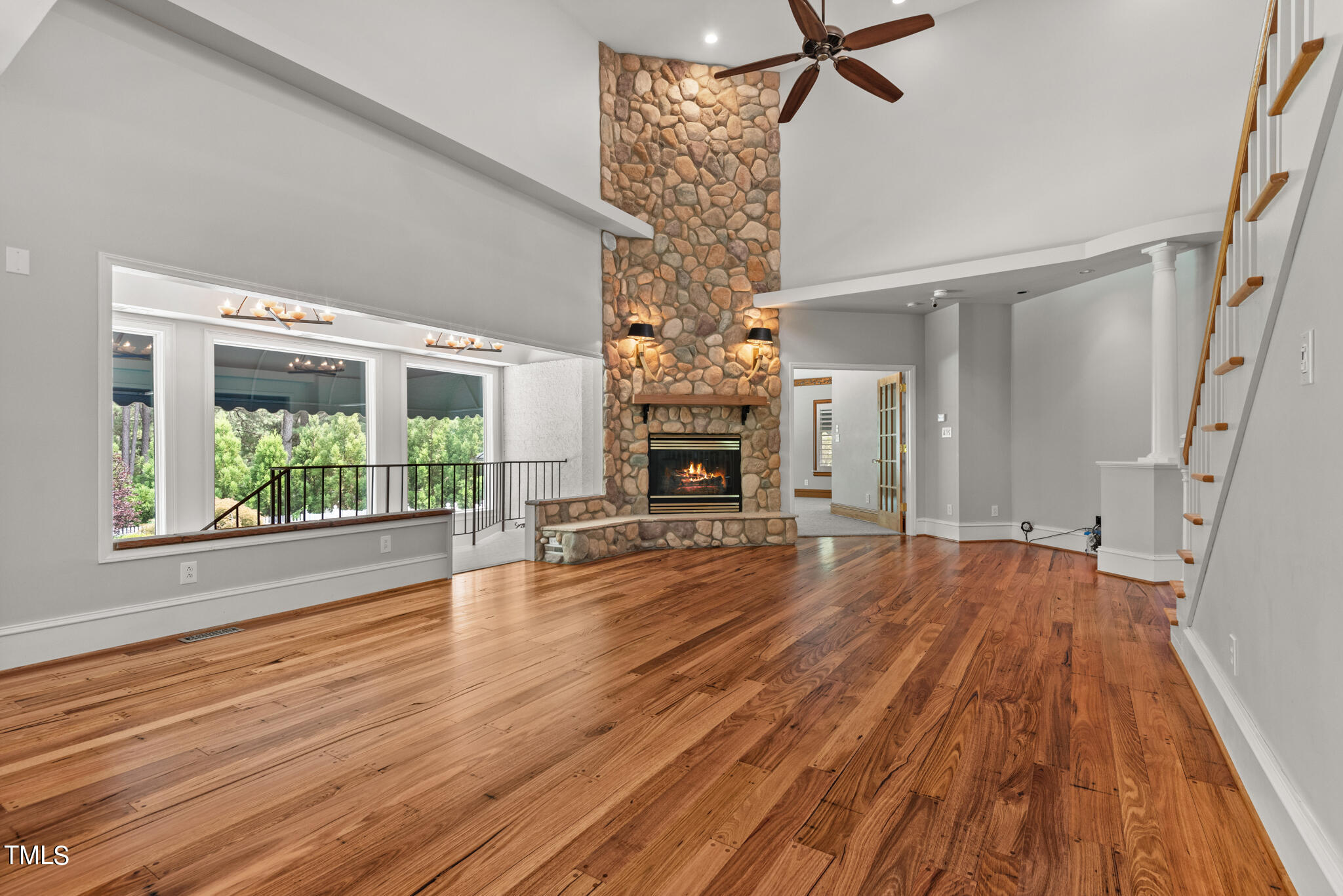 1936 Amethyst Ridge Road Raleigh, NC 27604 - Photo 10 of 74 Stone Fireplace Hearth