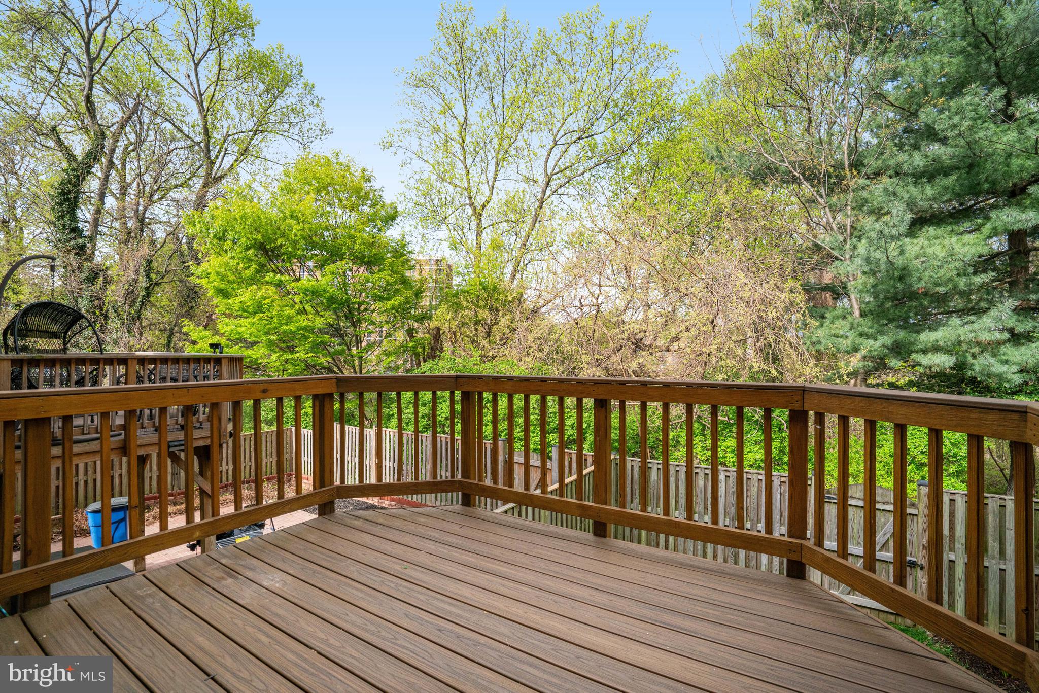 2266 Cartbridge Road Falls Church, VA 22043 - Photo 39 of 48 a view of balcony with wooden floor and fence