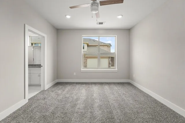 a view of an empty room