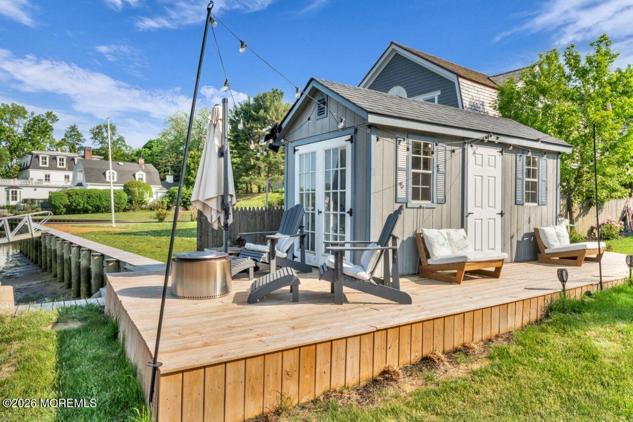 475 Locust Point Road Rumson, NJ 07760 - Photo 60 of 83 deck off boat house