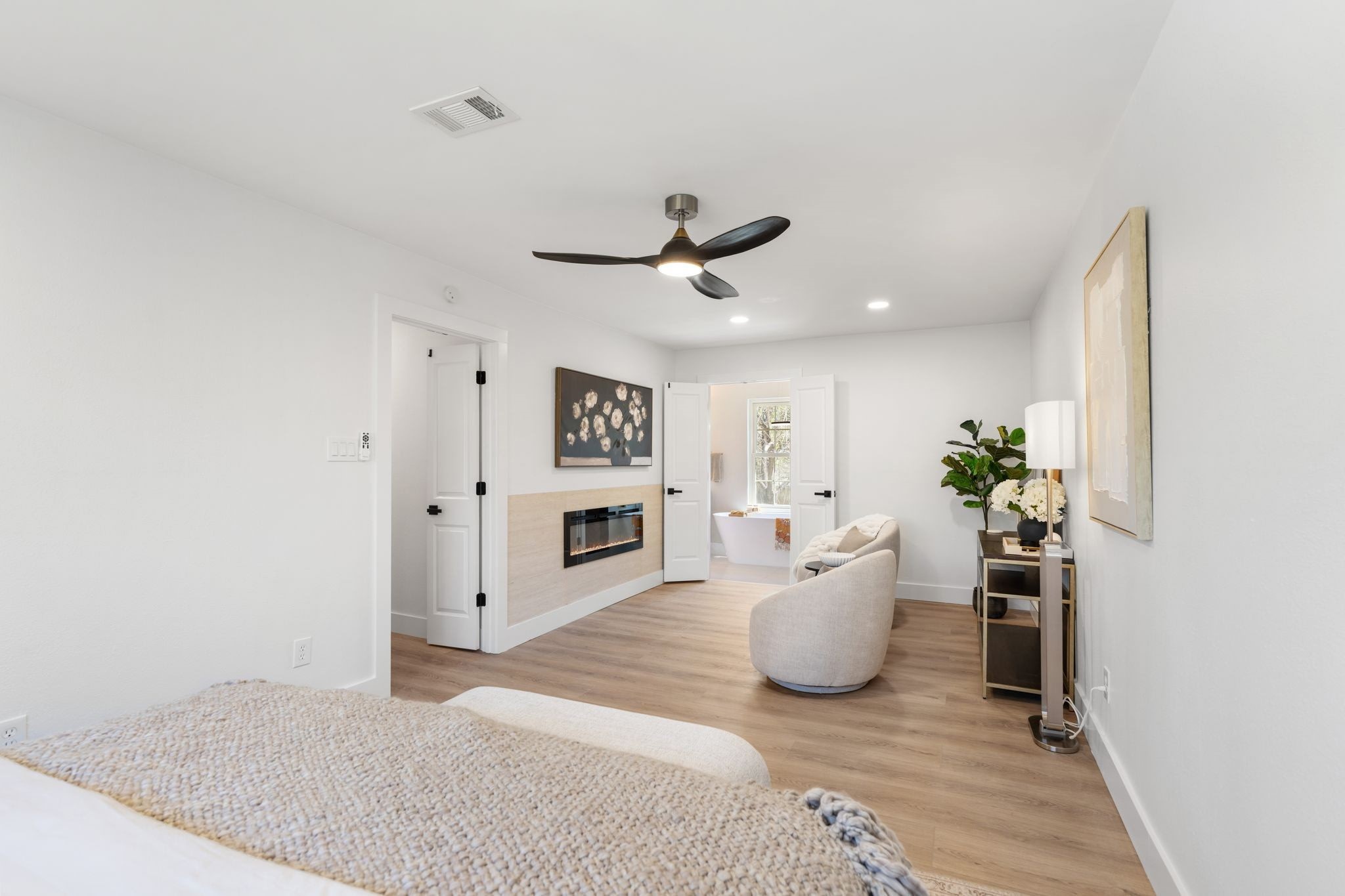 6902 Stoney River Drive Spring, TX 77379 - Photo 19 of 32 Upgraded gold-and-black ceiling fans throughout the home add polish and functionality.