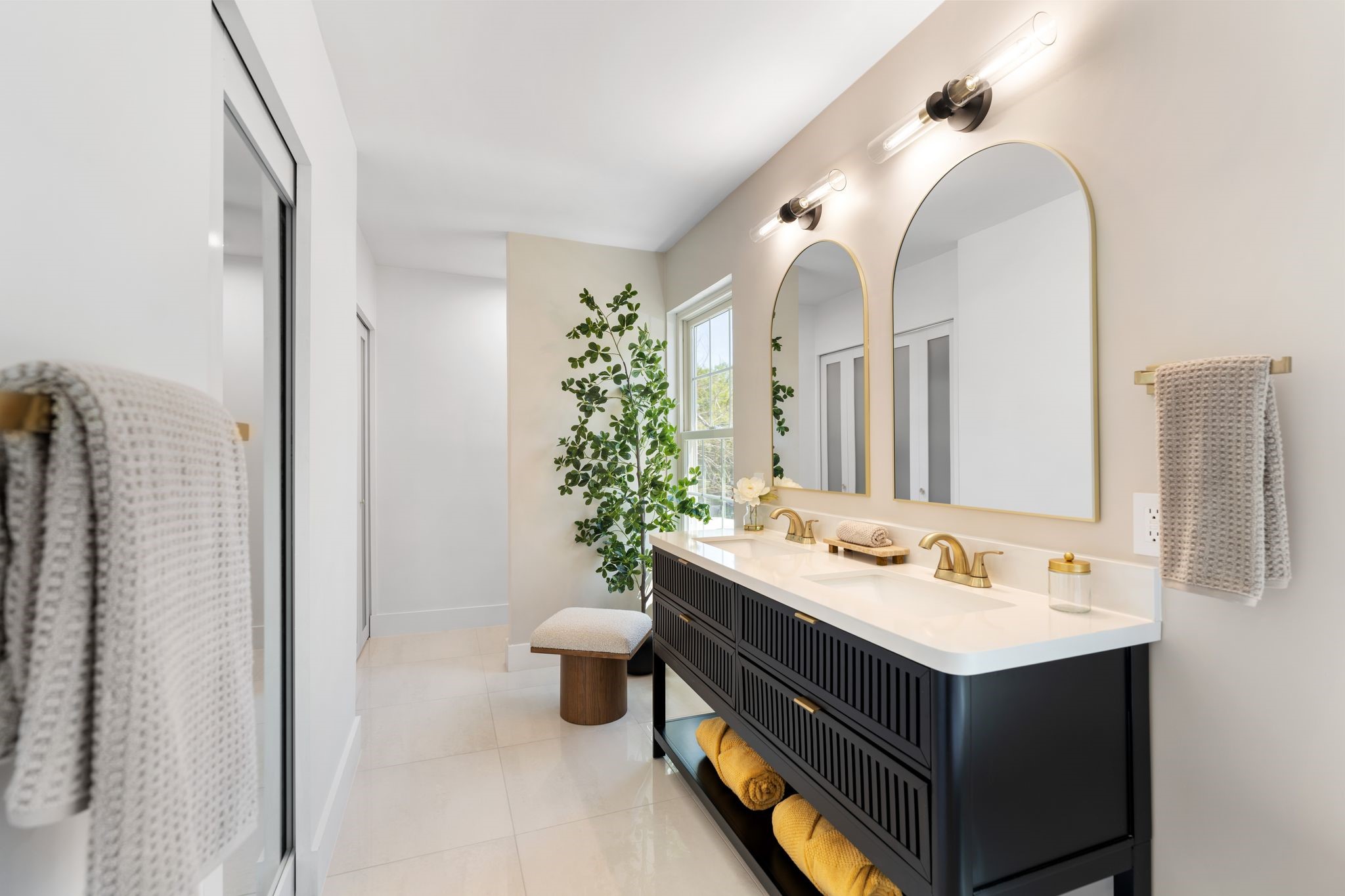 6902 Stoney River Drive Spring, TX 77379 - Photo 21 of 32 The en suite primary bathroom is a showstopper.