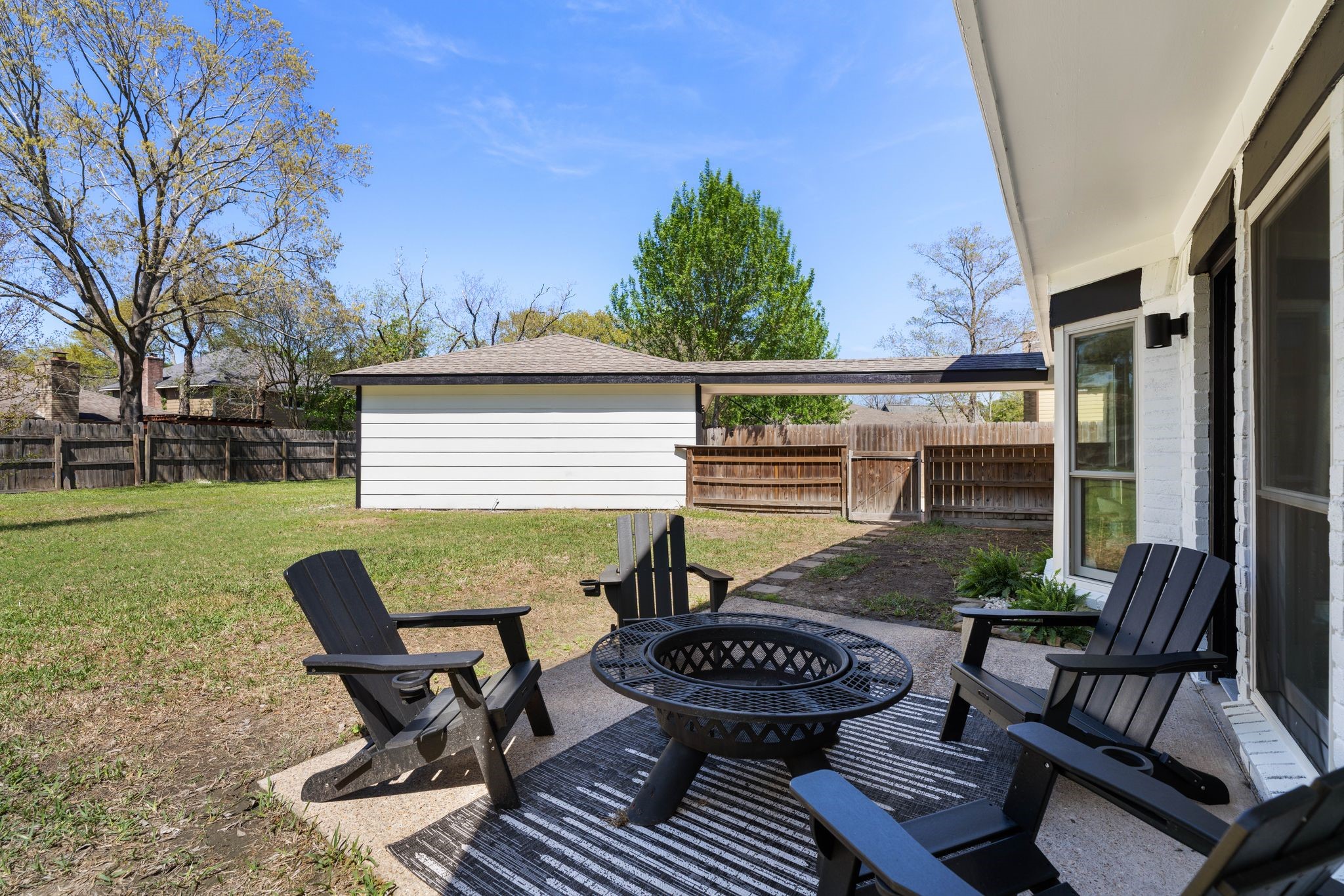 6902 Stoney River Drive Spring, TX 77379 - Photo 30 of 32 Step outside and enjoy a shaded patio!