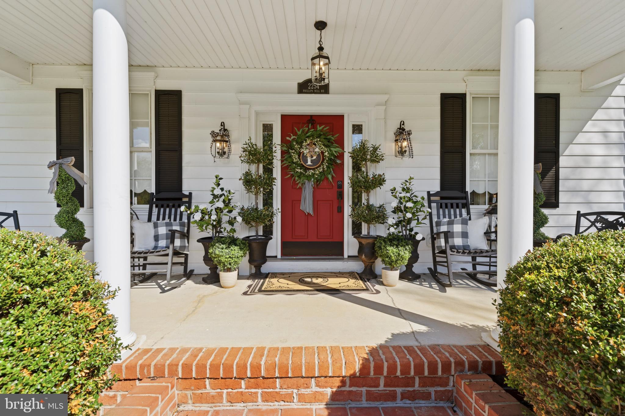 2254 Phillips Mill Road Forest Hill, MD 21050 - Photo 6 of 63 Beautiful columned front entry