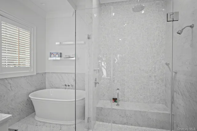 a view of an ocean and beach