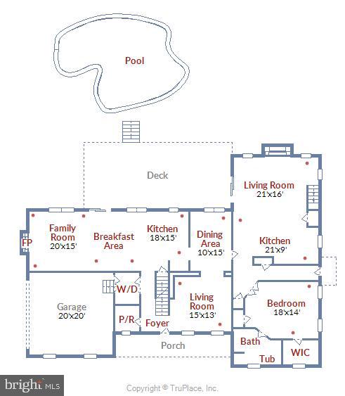 35 Old Solomons Island Road Lothian, MD 20711 - Photo 41 of 43 Main level floorplan
