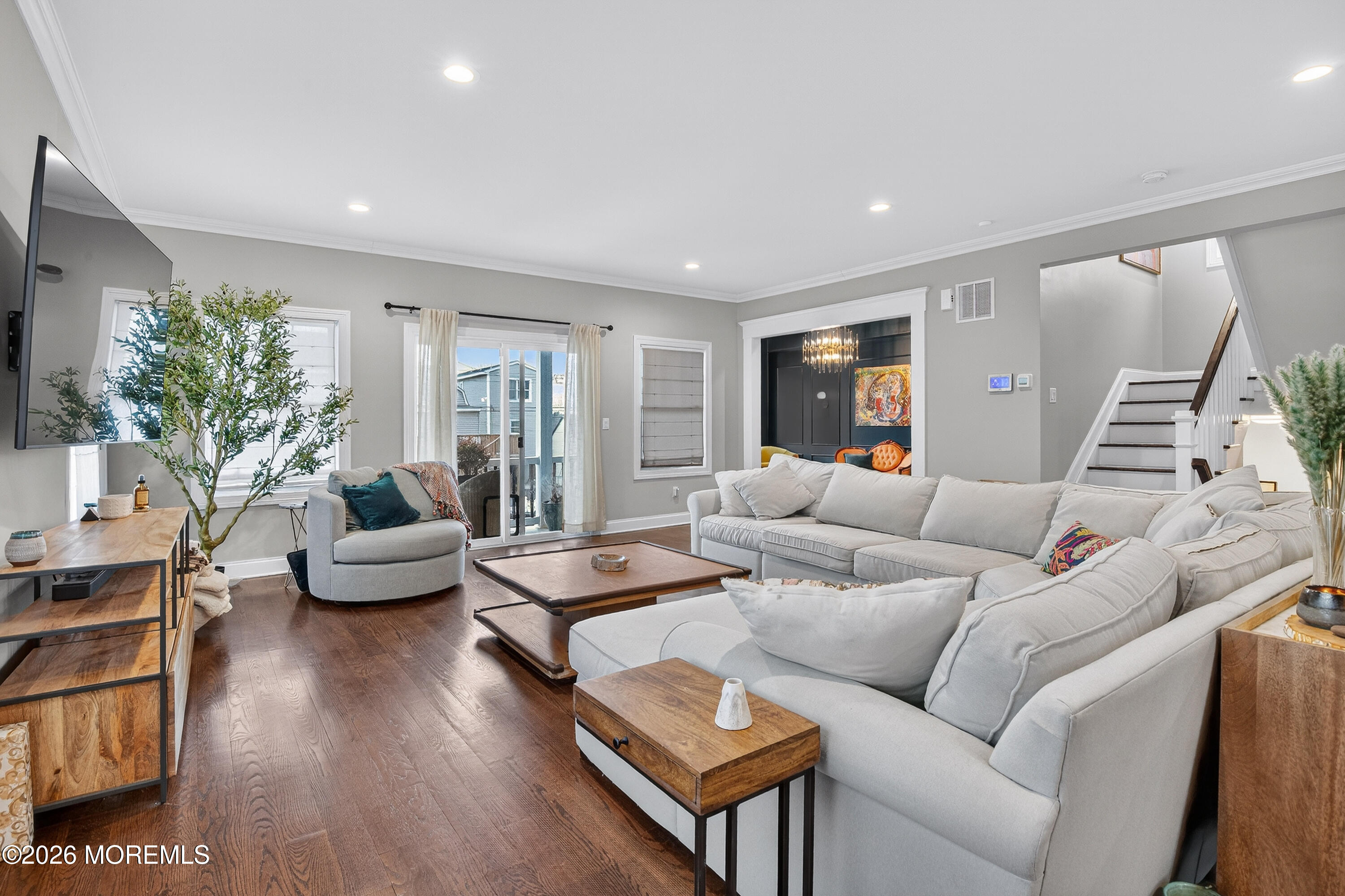 27 5th Street Highlands, NJ 07732 - Photo 11 of 62 a living room with furniture and a large window