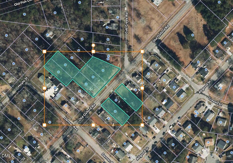 713 Old Oxford Road Durham, NC 27704 - Photo 3 of 3 Aerial Map of Plots