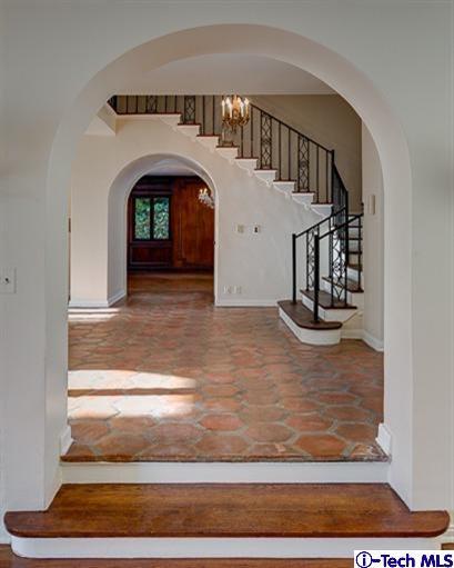 1255 Wentworth Avenue Pasadena, CA 91106 - Photo 14 of 44 a view of entryway and hall with wooden floor