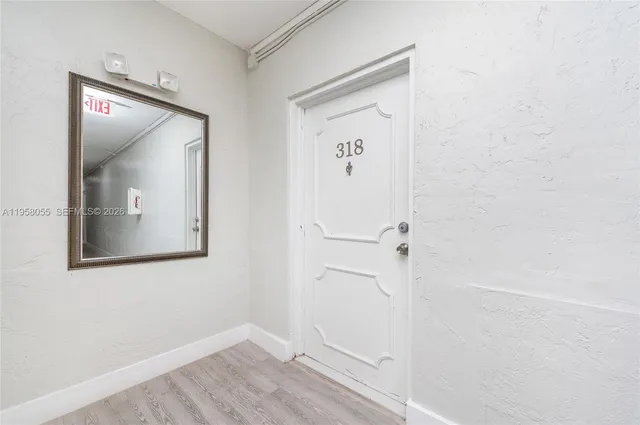 a view of a front door