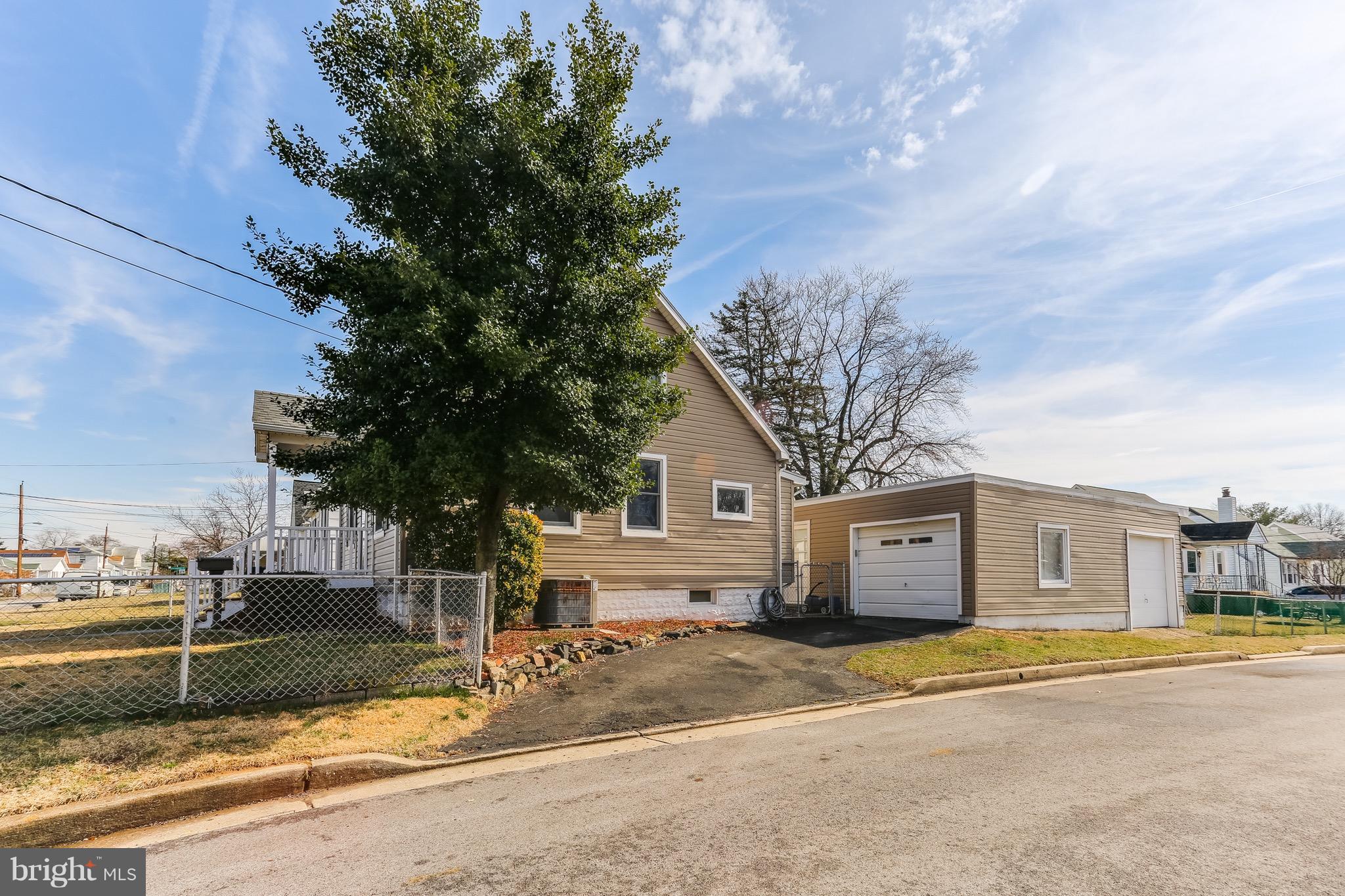 2015 Oakland Road Baltimore, MD 21220 - Photo 27 of 30 Exterior of Home w/ Detached Garage