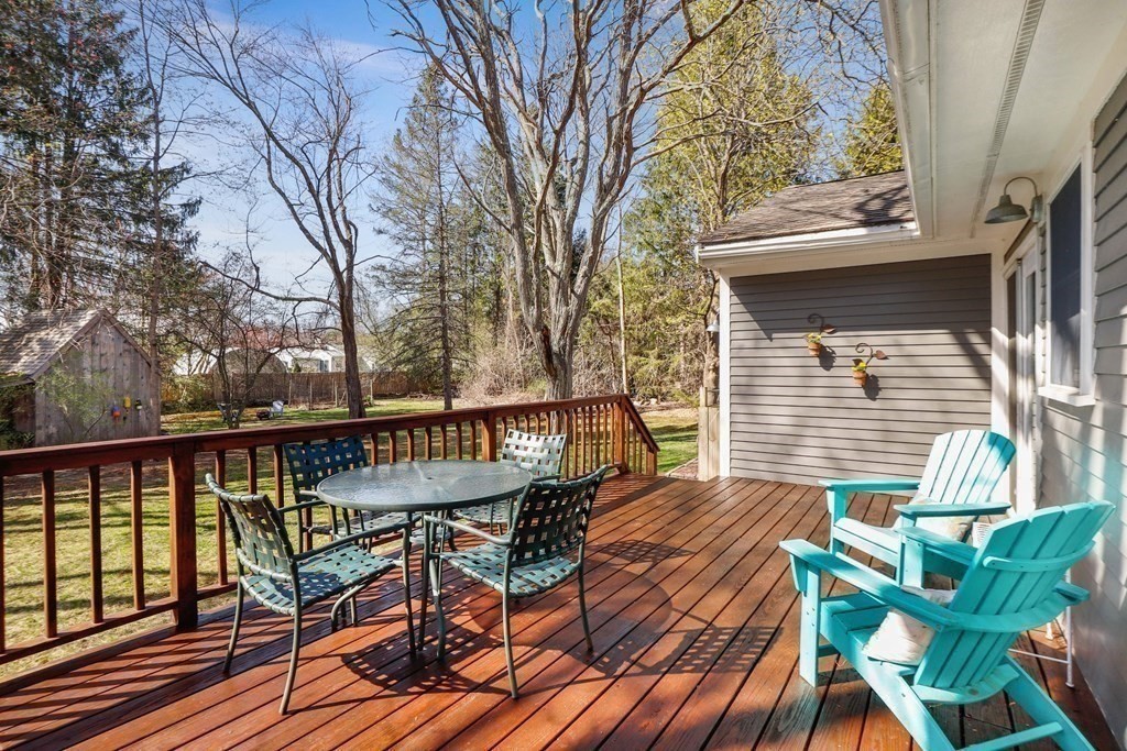 63 Conant Street Acton, MA 01720 - Photo 22 of 30 a balcony with wooden floor table and chairs